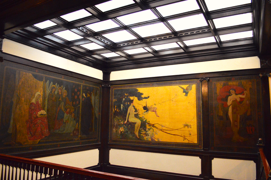 Art Nouveau murals from the late 19th century