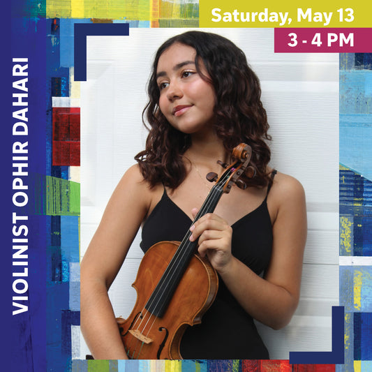 Guest violinist Ophir Dahari from the Chicago Youth Symphonys