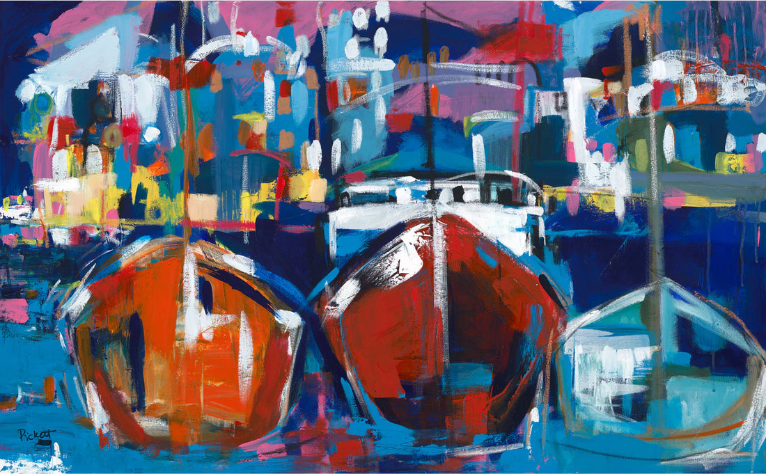 Ann Pickett's latest artwork - Ahoy Series